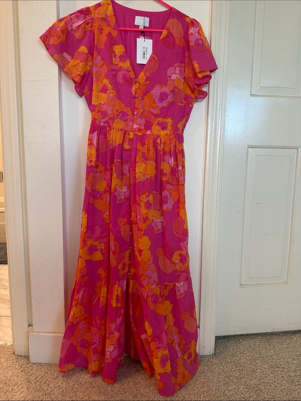 Women’s floral maxi dress size small